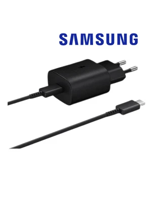 Caricabatterie Con Cavo USB C 1m Caricatore 25 w Samsung Per Smartphone Tablet - Immagine 1 di 3