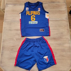 Vintage Clarkson #6 Youth Basketball Jersey & Shorts Size L Youth Blue - Picture 1 of 12
