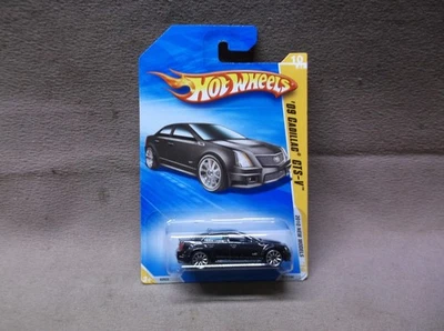Hot Wheels 2010 #10 Black 2009 09 Cadillac CTS-V SUPER SPORTS SEDÃ HOT ROD - Imagem 1 de 3