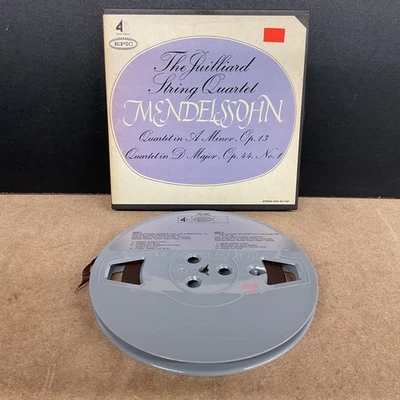 Mendelssohn Quartet No. 2 In A Major & No. 3 In D Major Reel-To-Reel - Image 1 of 4