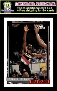 1992-93 Topps #196 Buck Williams Portland Trail Blazers - Picture 1 of 2