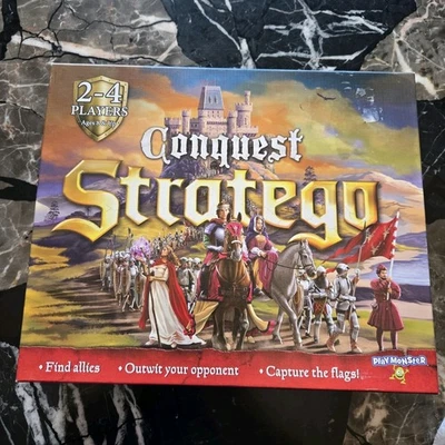 Stratego Conquest Board Game Play Monster 2-4 Players Ages 8 & Up 2016 - Image 1 of 4