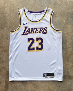 Nike Lakers LeBron James Association Edition Authentic Trikot Herren Größe L weiß - Bild 1 von 10