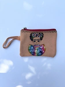 Coin Purse From México Butterfly Authentic Quiroga Frida Kahlo - Picture 1 of 2