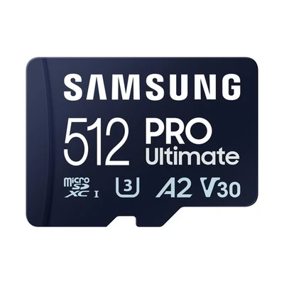 Samsung scheda di memoria microSD 512GB V30 UHS-I Blu - Immagine 1 di 4