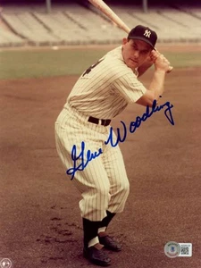 Gene Woodling Autographed New York Yankees 8x10 Photo Beckett 50387 - Picture 1 of 1