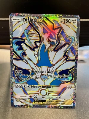 Fan Art Pokemon TCG Pocket Dialga EX Holo Full Art | Deluxe Pack EX - Image 1 of 3