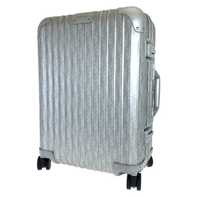 Dior Rimowa Oblique Cabin Trotter Aluminum Bag Women Silver One Size - Image 1 of 4