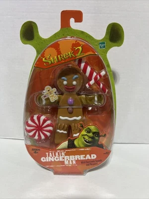 Shrek 2 Movie Talkin Gingerbread Man VTG 2004 NEW Hasbro DreamWorks - Image 1 of 4