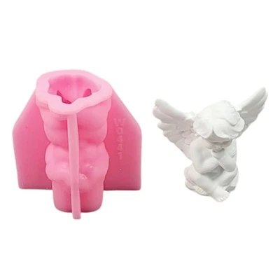 Molde de Silicona 3D Angélicos Moldes de Fundición Moldes para Hacer Moldes Foto 1 de 4
