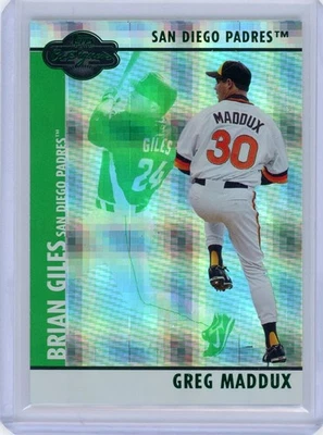 2008 Topps Co-Signers GREG MADDUX Hyper Green /25 - San Diego Padres - Image 1 of 2