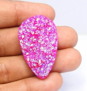 56,10 KT ERSTAUNLICHER KRISTALL FLAMME AURA TITAN DRUZY EDELSTEIN GESCHENK FÜR SIE DR-145 - Bild 1 von 10
