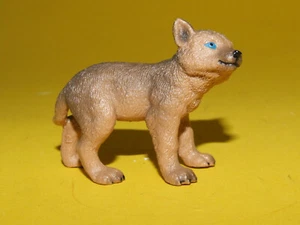 6) Schleich Schleichtier Wild Life Wolf Wolfjunges Welpe braun aus Set 42472 - Bild 1 von 5