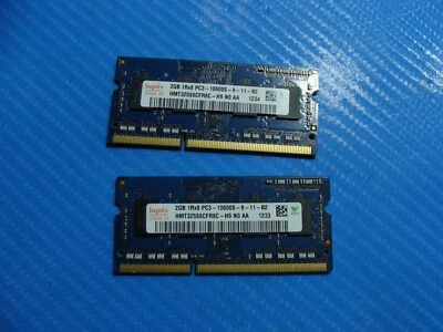 Mac mini A1347 SoDimm Hynix 4Gb 2x2Gb Memory PC3-10600S-9-11-B2 HMT325S6CFR8C-H9 - Image 1 of 2