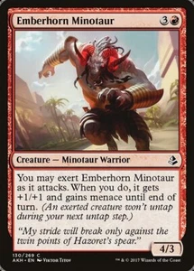 EMBERHORN MINOTAUR x4 mtg NM-M Amonkhet 4 Common - Picture 1 of 1