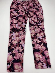 Pantalone Simply Vera Wang skinny multicolore taglia 12 nuovo con etichetta donna - Foto 1 di 10