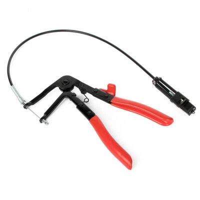 24''Cable Wire Hose Clamp Pliers Car Repairs Removal Tools Long Reach Flexible - Image 1 of 4