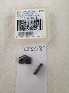 2 NEW 16.5MM ALLIED SPADE DRILL INSERT BIT 150A-16.5. AMEC. TIALN #0 T-A {D308} - Picture 1 of 1