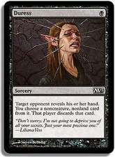 Duress FOIL Magic 2013 / M13 NM-M Black Common MAGIC THE GATHERING CARD ABUGames