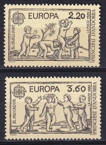 Andorra francesa 1989 Yvert #378/79 Europa CEPT montada sin montar o nunca montada en muy buen estado - Imagen 1 de 1