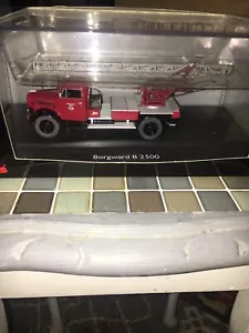 Schuco Pompieri Borgward B 2500 Feuerwehr Mayen Fuoco Motore 1/43 MIB - Foto 1 di 6