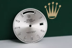 Rolex Rosegold Daydate 40mm 228239 Silber Baguette Diamant Zifferblatt FCD16963 - Bild 1 von 2