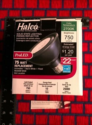 NEW LED 25000 hr. R30 75w FLOOD PAR30 GROW light bulb 2700K 750 lumen waterproof - Image 1 of 3