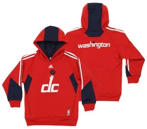 Adidas Washington Wizards NBA Boys Youth Practice Hoodie, Red - Picture 1 of 7