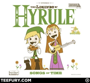 "The Legends of Hyrule" Zelda Teefury Shirt - Men's 2XL - Picture 1 of 1