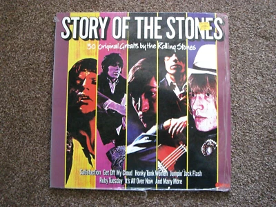 B9-THE ROLLING STONES-STORY OF THE STONES-UK 2xLP-1982-NM  The Rolling Stones - Image 1 of 4