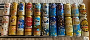 Japan Bierdosen x22 leer 350/500 11 Paar SUPER-SELTEN YEBISU Sapporo ASAHI mehr! - Bild 1 von 7