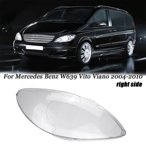 Right Front Light Headlamp Lens Cover For Mercedes-Benz W639 Vito Viano 2004-10 - Picture 1 of 8