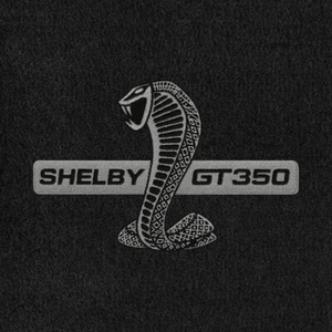 Lloyd Mats Velourtex Ebony Front Floor Mats For Mustang Shelby 2015-2017 - Picture 1 of 4