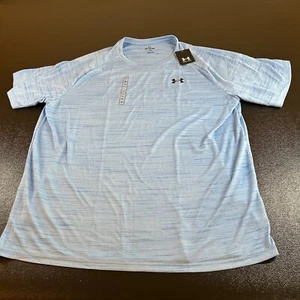 Under Armour Tech 2.0 T-Shirt Loose Fit Athletic Training Top Blue Mens 2XL NWT - Picture 1 of 10