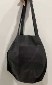 Musobi Black Leather Bag Not Used. - Picture 1 of 8