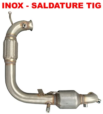 DOWNPIPE DPF Ford Focus Fiesta Kuga C-Max  Ecosport 1.5 120cv TDCi KAT 200 T17BK - Imagen 1 de 4