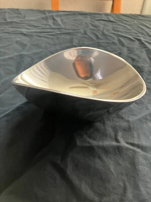 Nambe Butterfly Collection Serving Bowl, Oven Safe, 7 inch 8 Ounce - Silver - Image 1 of 4