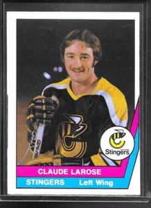 1977-78 O-Pee-Chee WHA - #43 Claude Larose - Picture 1 of 2