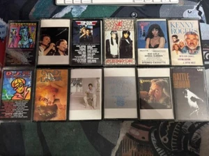 Vintage Cassette Tapes Lot 90 Rock & Roll New Wave 1980’s Original Issue Club - Picture 1 of 13