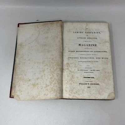 The Ladies Companion and Literary Expositor, steel engravings, 1843, Vol XIX - Image 1 of 4