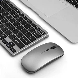 2.4G Wireless 3.0 5.0 bluetooth Charging Mouse + keyboard For PC Tablet Laptop - Picture 1 of 8