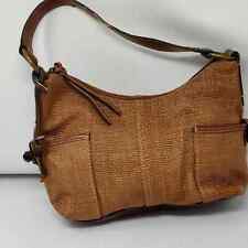 Fossil Tweed and Leather Shoulderbag
