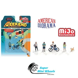 American Diorama 1:64 - Figuras de guerreros de fin de semana - Juego de 6 piezas - Metal AD-2402MJ - Imagen 1 de 2