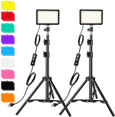 Fotografia Kit Di Illuminazione Video, LED Studio Streaming Luci W/70 Perline E  - Immagine 1 di 4