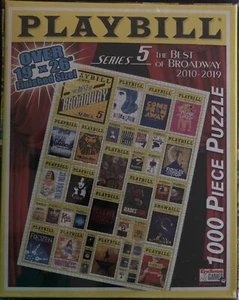 Playbill Broadway Cover Jigsaw Puzzle - 1000 Piece Series 5 2010-2019 - Picture 1 of 2