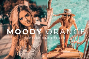 Moody Orange, 4 Premium Lightroom Mobile Presets - Picture 1 of 3