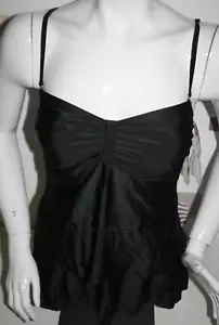 Träger/ Bandeau Tankini Oberteil schwarz Gr 48 Neu "Octopus" mit Stufen - Bild 1 von 2