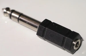 KLINKENSTECKER-Übergänge stereo von 3,5 mm auf 3,5 mm - Bild 1 von 2