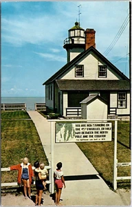 Postcard MI Old Mission Lighthouse on the 45th Parallel Michigan - Picture 1 of 2