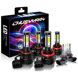For Toyota Tundra 2007-2013 6x Headlight Hi/Lo + Fog Light Bulbs Combo - Picture 1 of 12